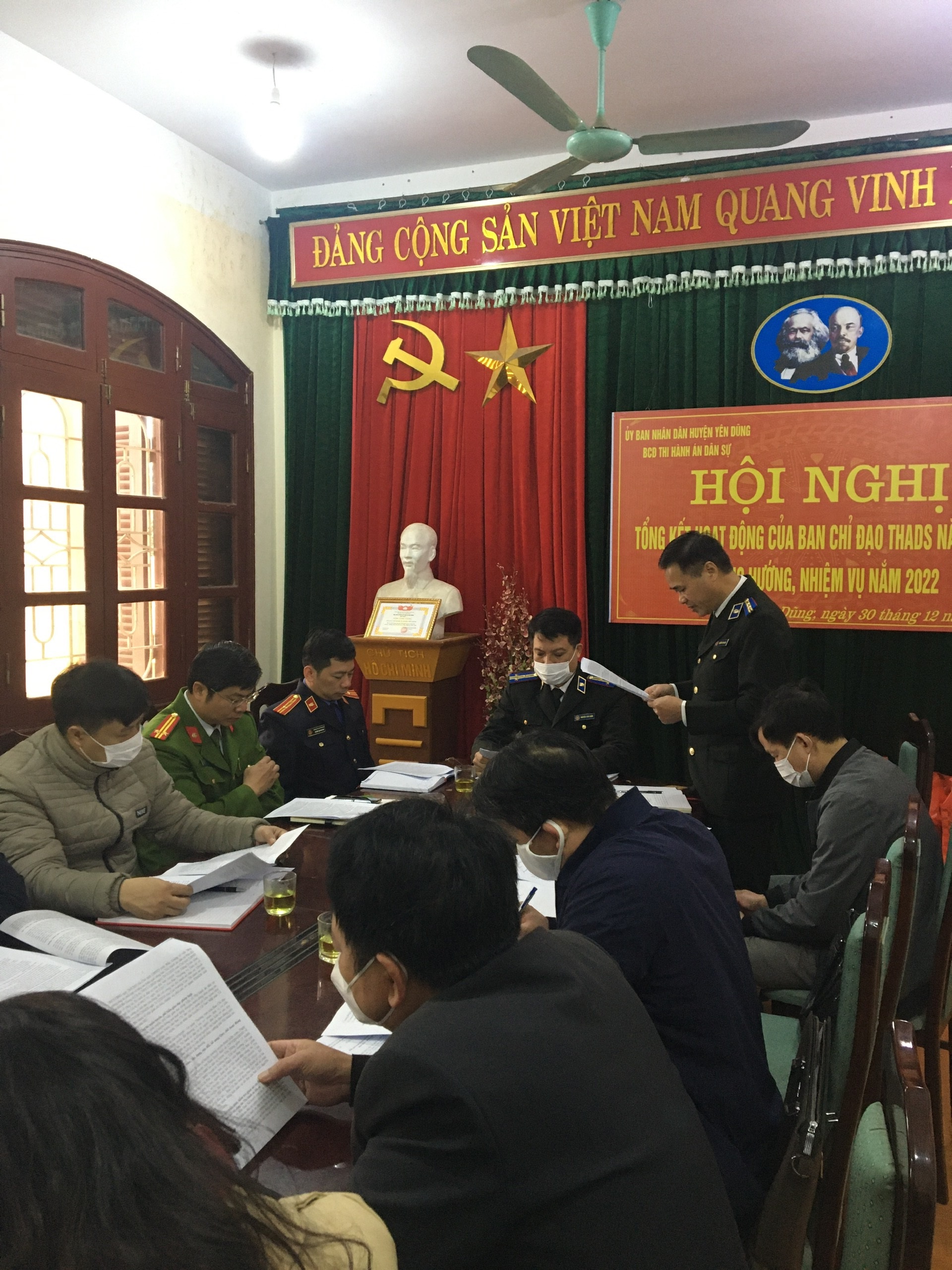 Hội nghị tổng kết hoạt động Ban Chỉ đạo Thi hành án dân sự huyện Yên Dũng