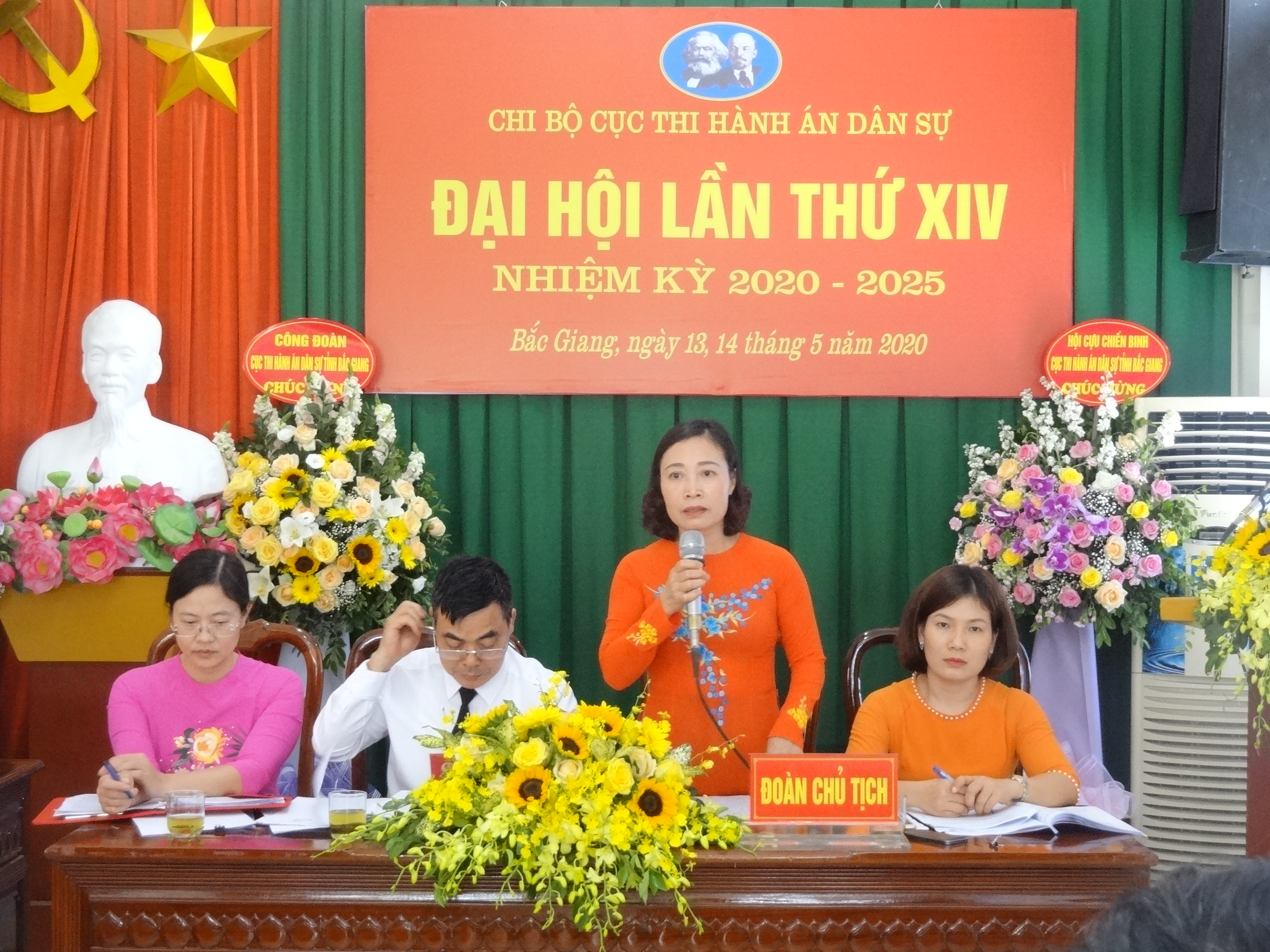 Chi bộ Cục THADS tỉnh Bắc Giang tổ chức thành công Đại hội thứ XIV, nhiệm kỳ 2020 - 2025