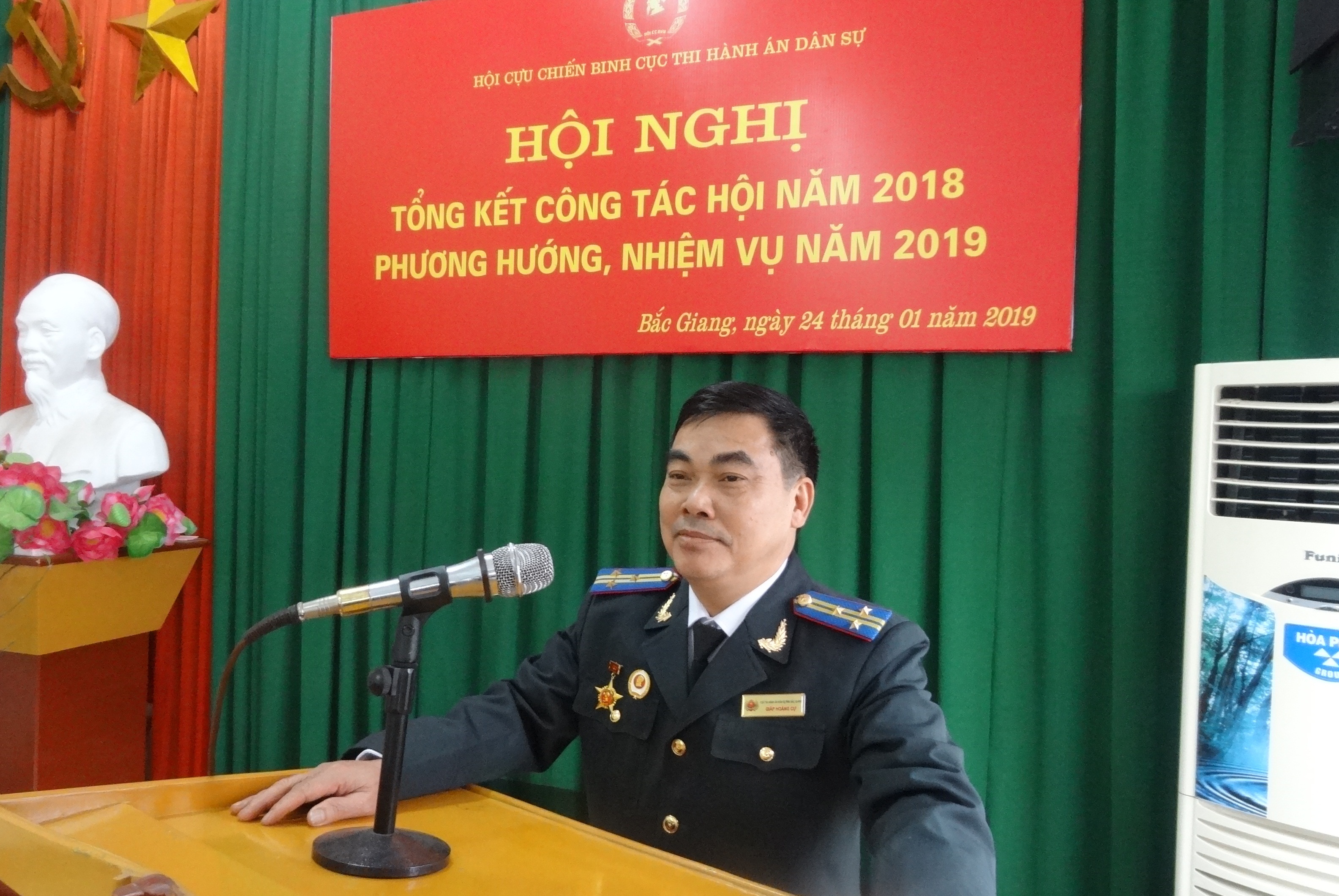 Hội Cựu chiến binh Cục THADS tỉnh Bắc Giang tổ chức Hội nghị tổng kết công tác hội năm 2018, phương hướng, nhiệm vụ năm 2019