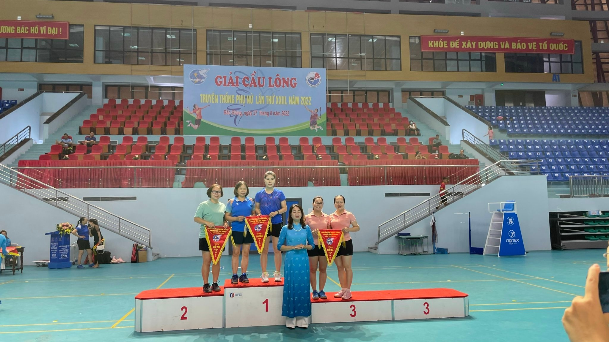 Công đoàn Cục THADS tỉnh Bắc Giang giành giải Ba Giải cầu lông truyền thống phụ nữ tỉnh Bắc Giang năm 2022
