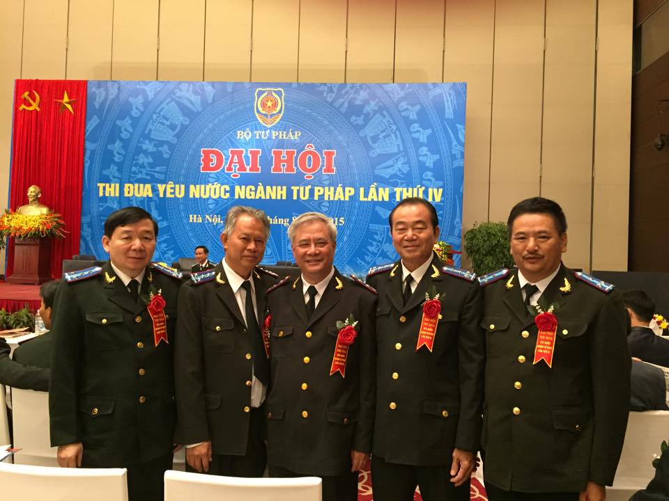Cục trưởng Cục THADS tỉnh Bắc Kạn tham dự Đại hội thi đua yêu nước Ngành Tư pháp năm 2015