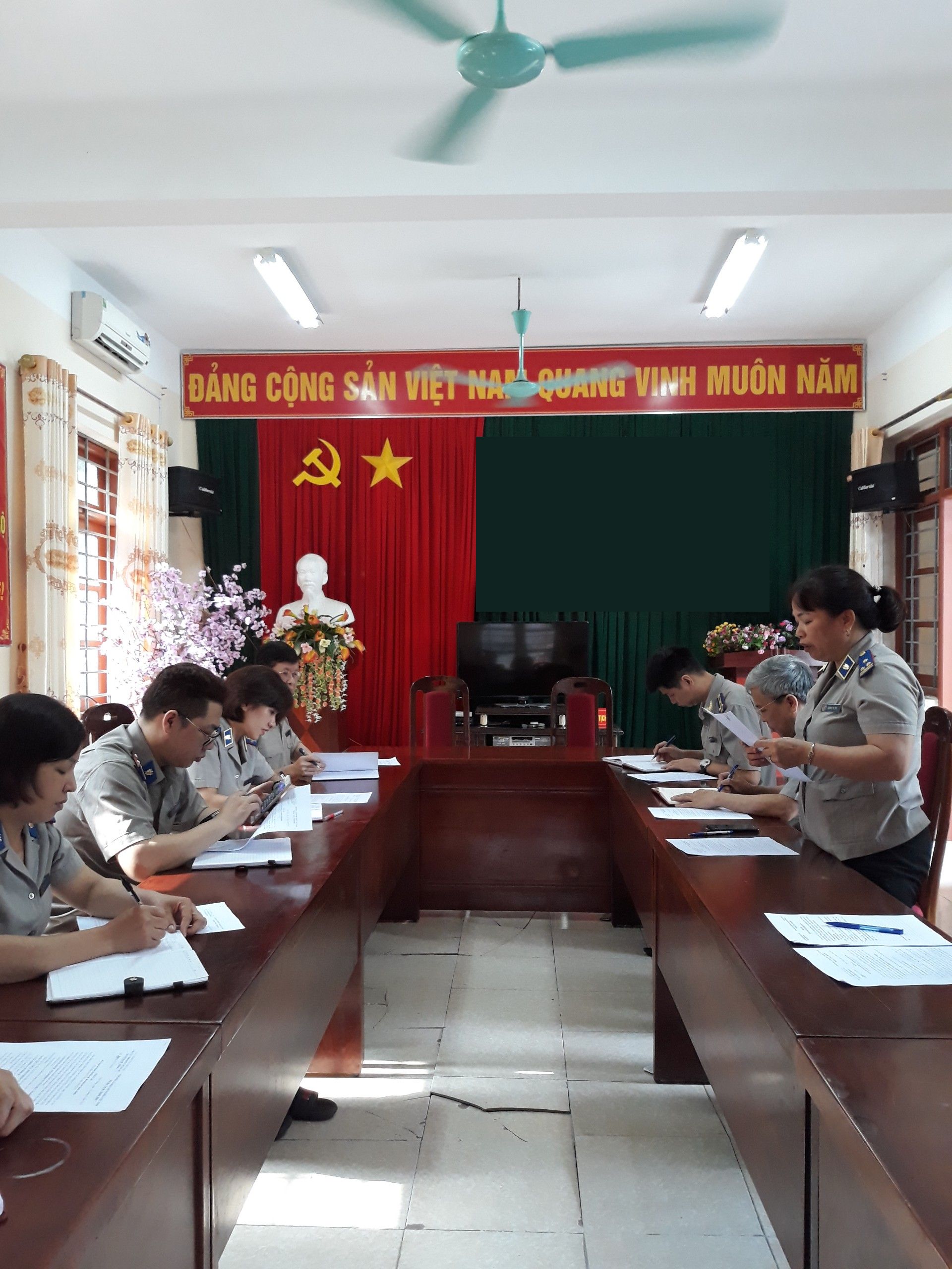 Kiểm tra công tác thi hành án dân sự năm 2020  tại Chi cục Thi hành án dân sự huyện Bạch Thông