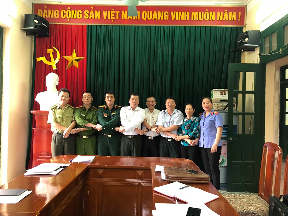 Khối thi đua Nội chính huyện Ngân Sơn Phát động phong trào thi đua Và ký giao ước thi đua năm 2019
