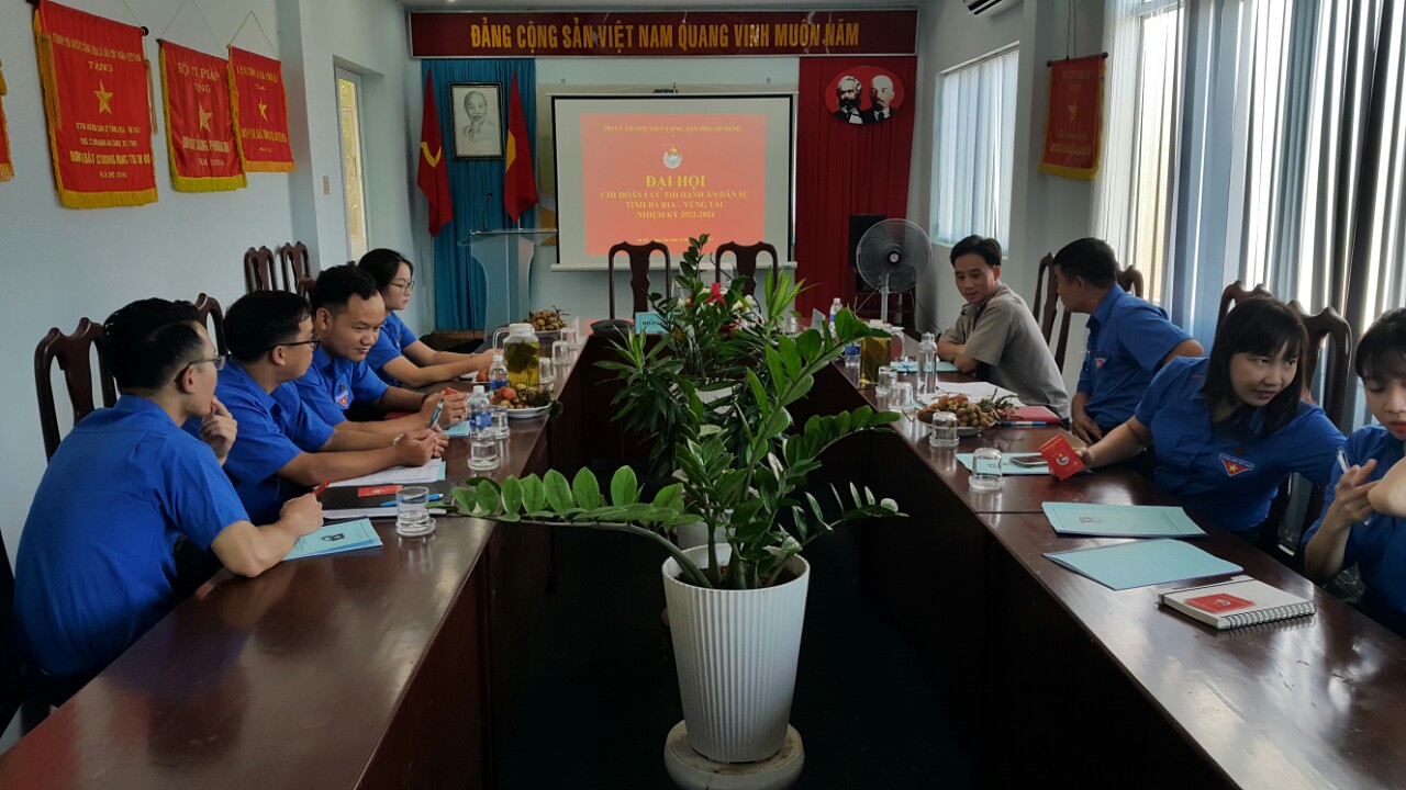 Đại hội Chi đoàn Cục Thi hành án dân sự tỉnh Bà Rịa-Vũng Tàu nhiệm kỳ 2022-2024