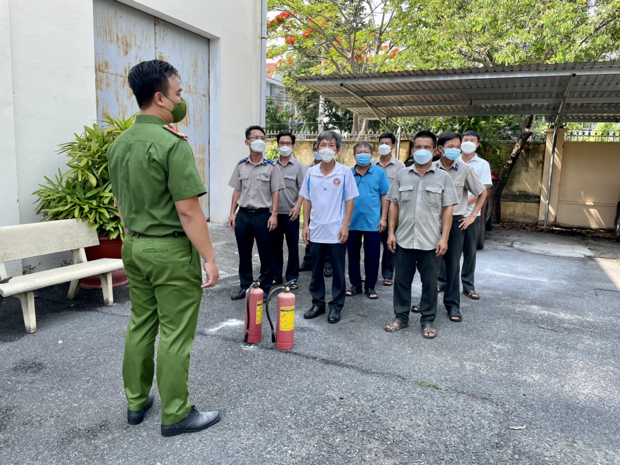 Cục Thi hành án dân sự tỉnh Bà Rịa-Vũng Tàu tổ chức tập huấn về công tác Phòng cháy chữa cháy