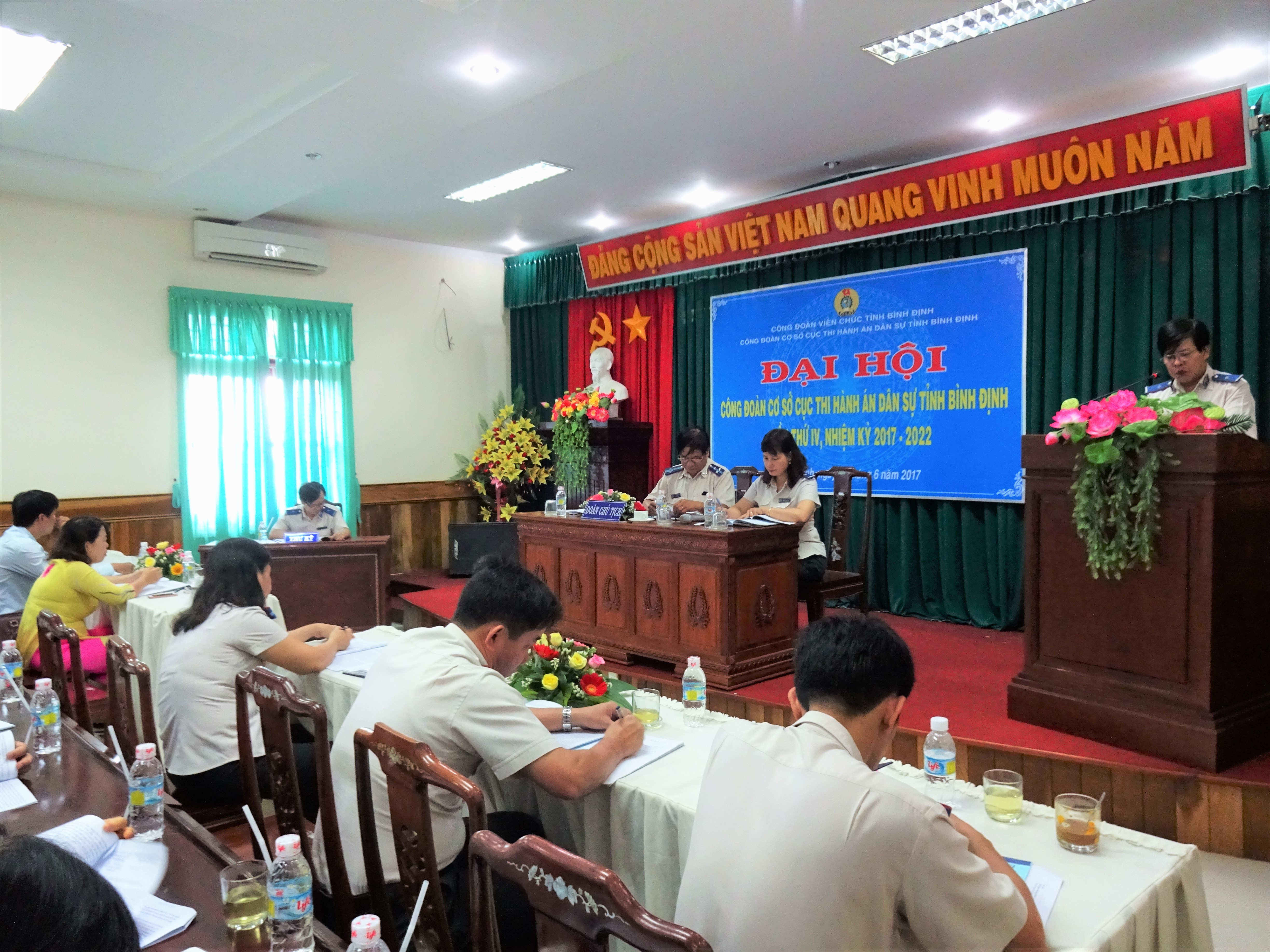 Đại hội Công đoàn cơ sở Cục Thi hành án dân sự tỉnh Bình Định, lần thứ 4, nhiệm kỳ 2017 – 2022