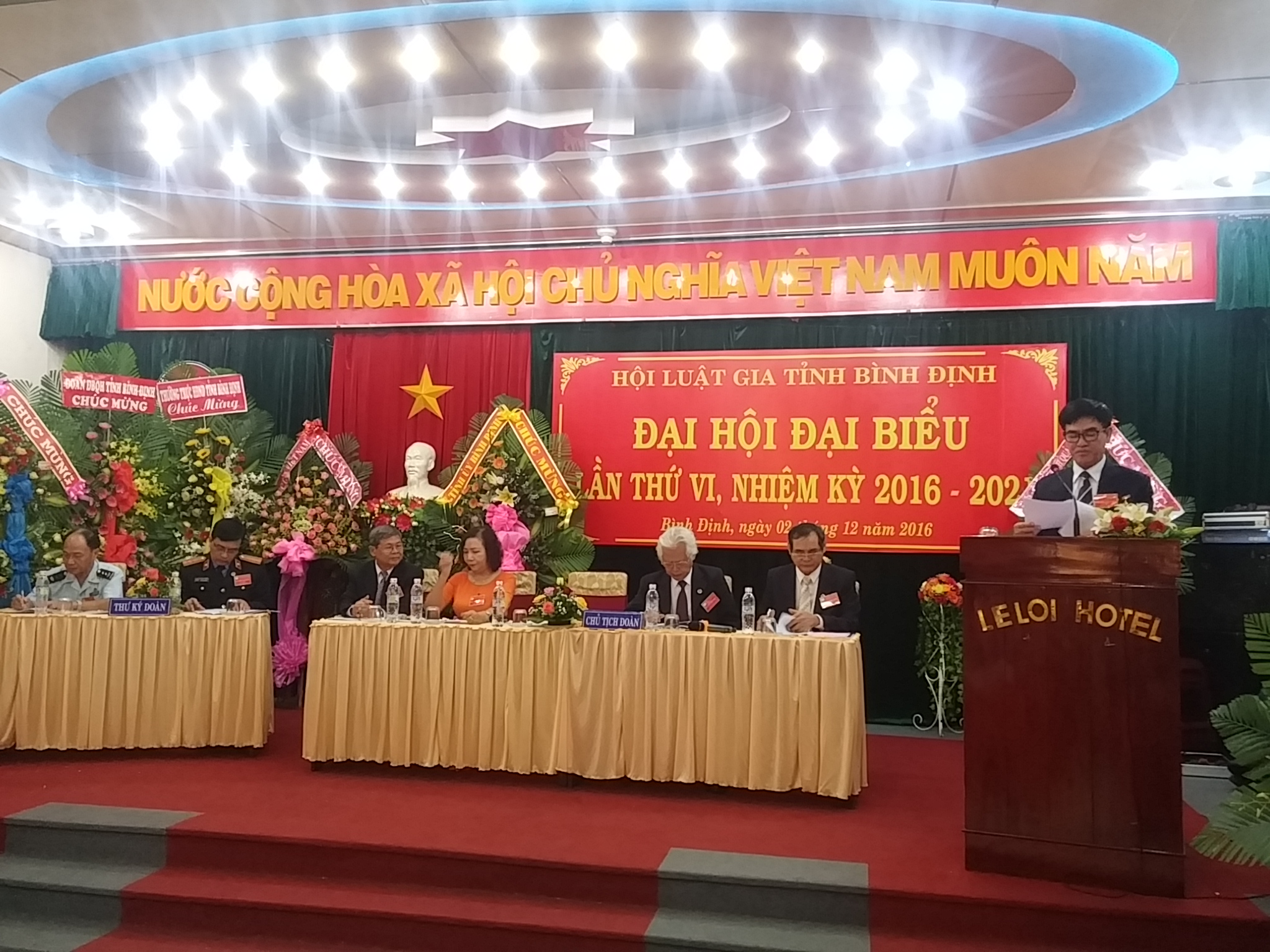 Đại hội Hội Luật gia tỉnh Bình Định lần thứ VI nhiệm kỳ 2016 - 2021