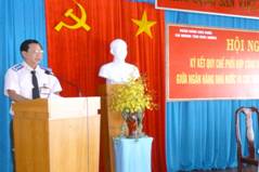 Đ/c Nguyễn Văn Lộc, Cục trưởng Cục THADS tỉnh Bình Dương phát biểu tại Hội nghị