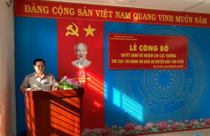 (Đồng chi Nguyễn Văn Lộc-Cục trưởng phát biểu chỉ đạo tại buổi Lễ)