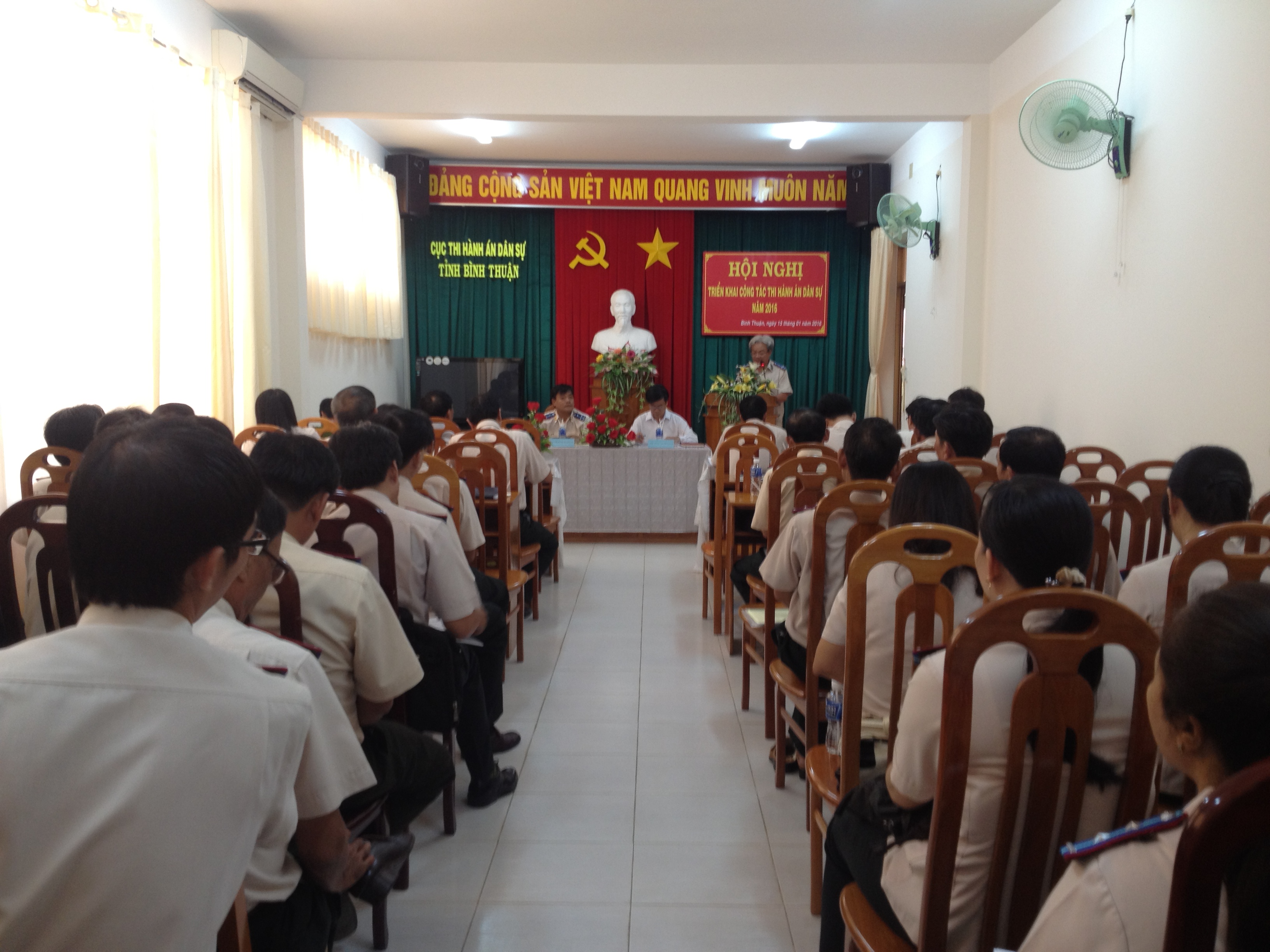 Hội nghị triển khai công tác thi hành án dân sự năm 2016 của Cục Thi hành án dân sự Bình Thuận