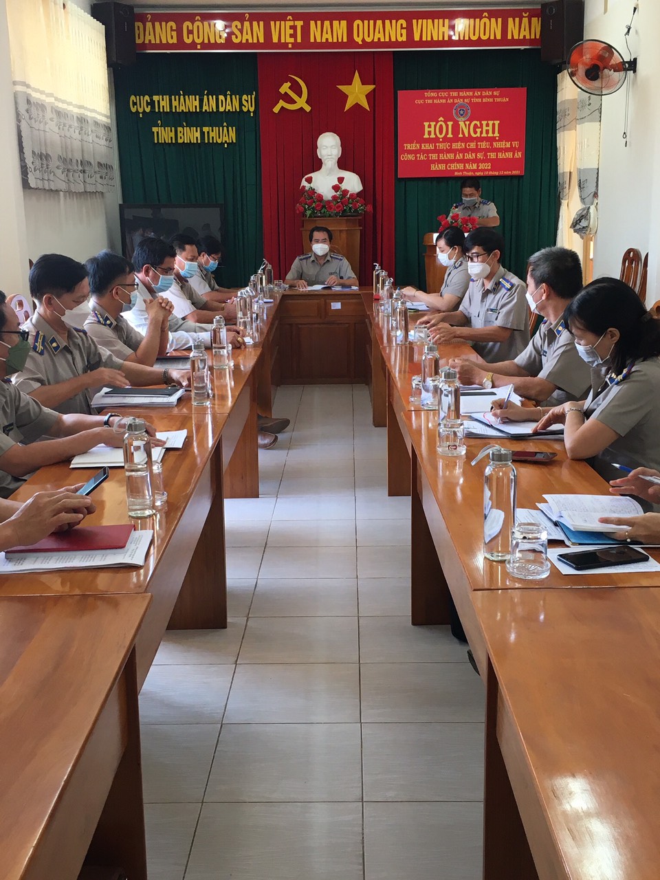 Cục Thi hành án dân sự tỉnh Bình Thuận tổ chức Hội nghị triển khai thực hiện chỉ tiêu, nhiệm vụ công tác Thi hành án dân sự, Thi hành án hành chính năm 2022