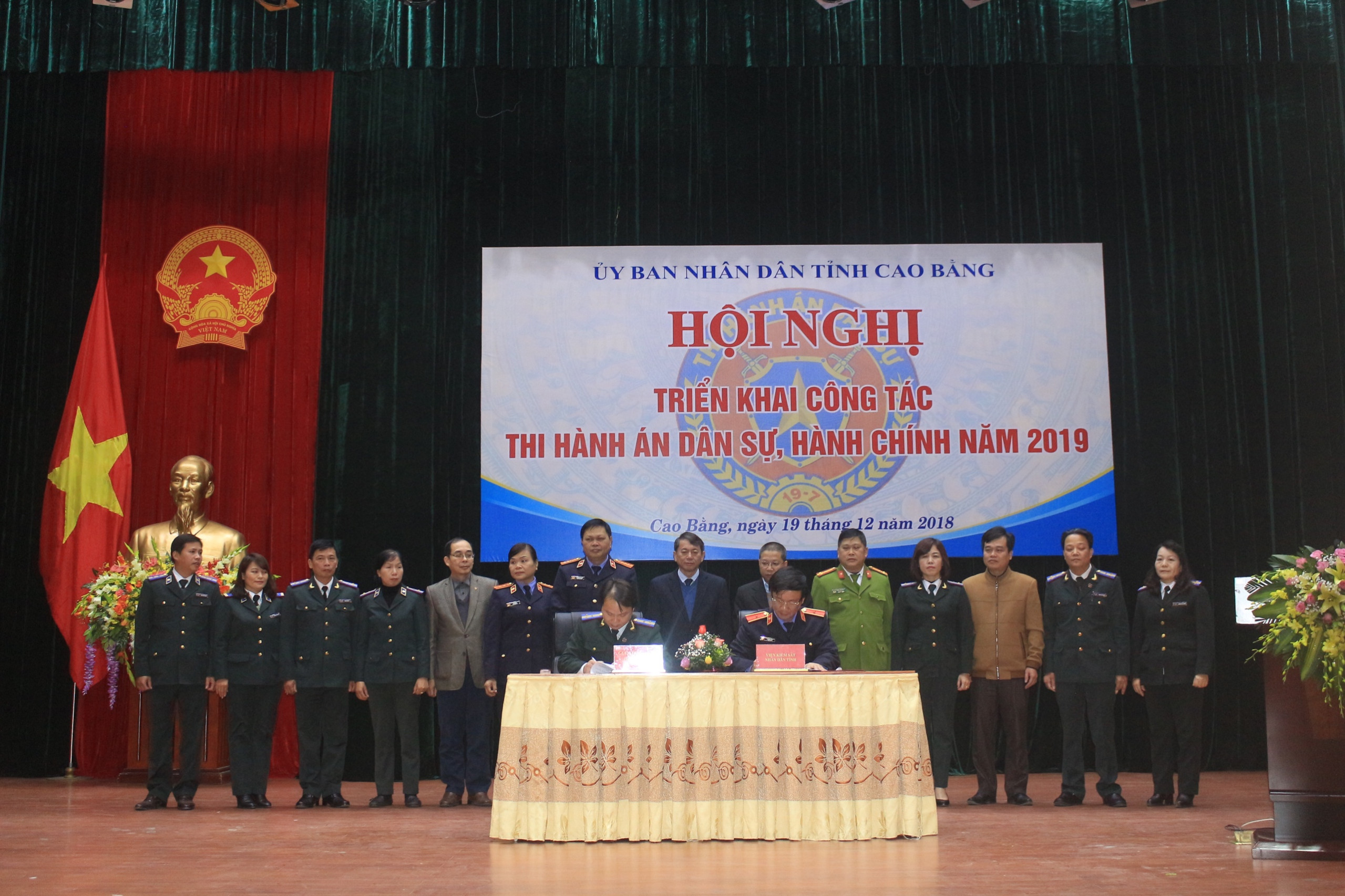 Cục Thi hành án dân sự tỉnh Cao Bằng tham dự Hội nghị Thi đua khen thưởng các tỉnh miền núi phía Bắc