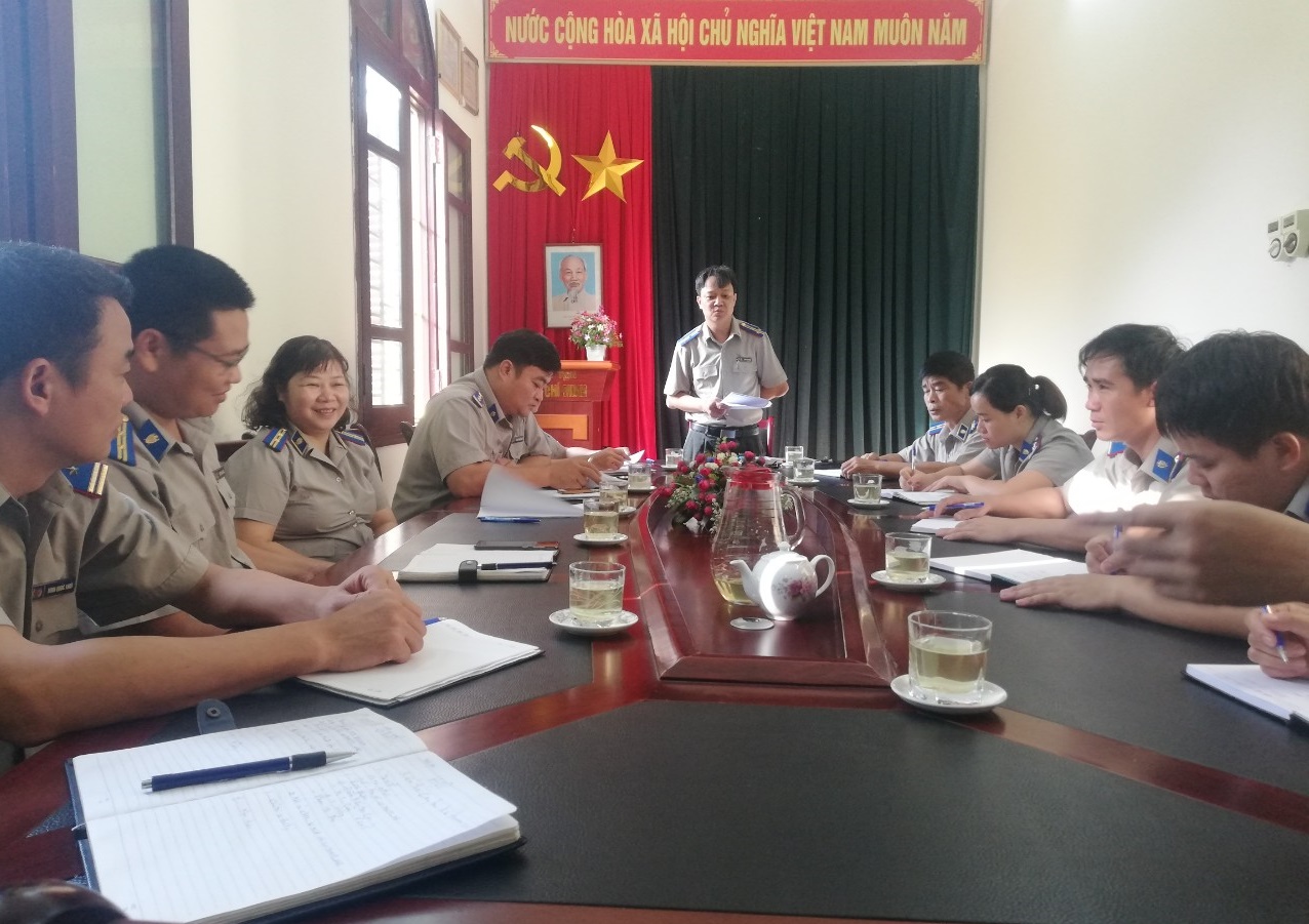 Kiểm tra công tác kế toán nghiệp vụ thi hành án tại Chi cục THADS huyện Hà Quảng, tỉnh Cao Bằng