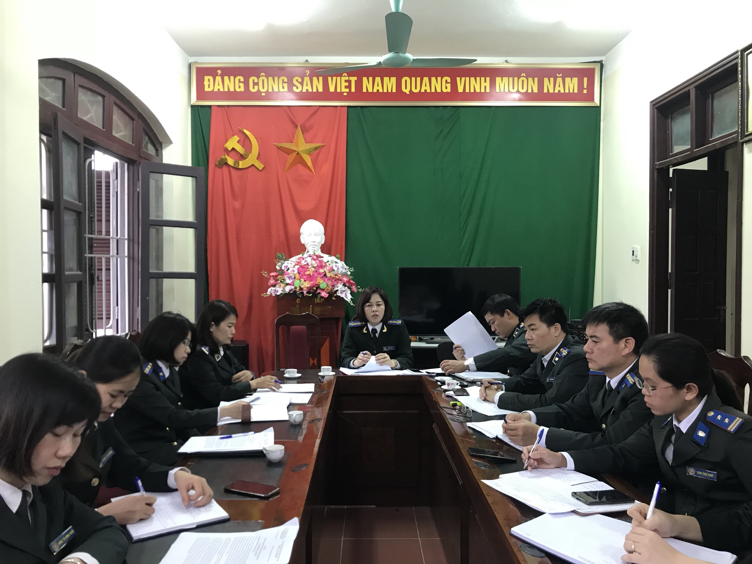 Cục Thi hành án dân sự kiểm tra việc thực hiện chỉ tiêu, nhiệm vụ 5 tháng đầu năm 2021 tại Chi cục Thi hành án dân sự huyện Trùng Khánh