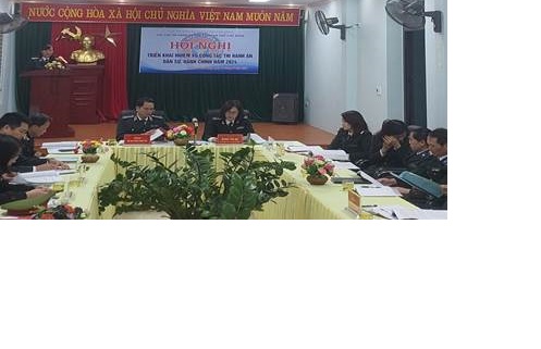 Chi cục Thi hành án dân sự thành phố Cao Bằng tổ chức Hội nghị triển khai thực hiện nhiệm vụ công tác THADS, THAHC năm 2024
