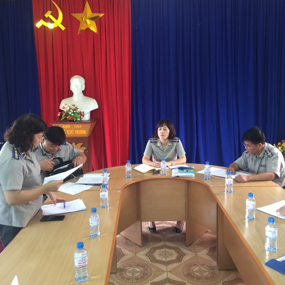 Cục Thi hành án dân sự tỉnh kiểm tra công tác kế toán nghiệp vụ  thi hành án tại Chi cục THADS huyện Thạch An, tỉnh Cao Bằng