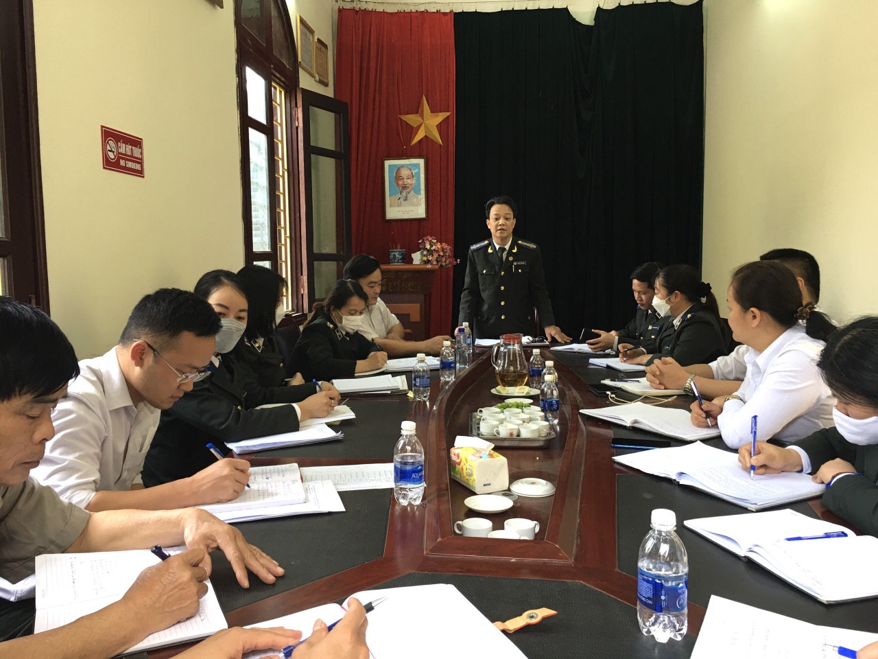 Cục Thi hành án dân sự tỉnh Cao Bằng Kiểm tra công tác  thi hành án dân sự tại Chi cục THADS huyện Hà Quảng, tỉnh Cao Bằng