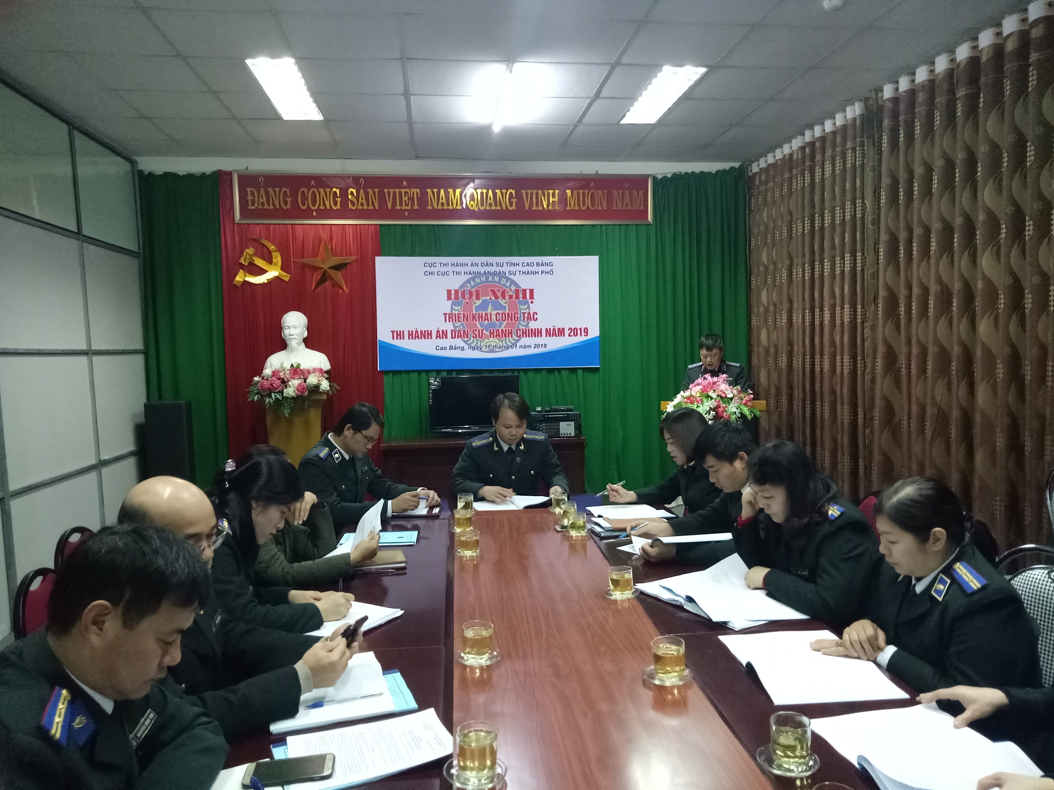 Chi cục THADS thành phố Cao Bằng tổ chức Hội nghị triển khai công tác năm 2019
