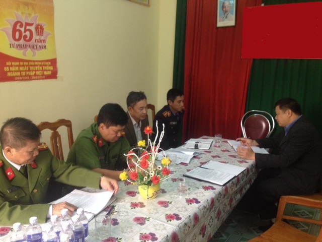 Chi cục Thi hành án dân sự huyện Trà Lĩnh tổ chức Hội nghị sơ kết Quy chế phối hợp liên ngành số 14/2013