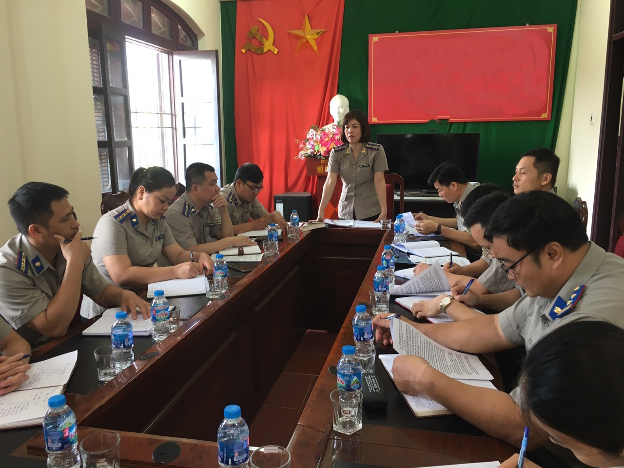 Kiểm tra toàn diện công tác thi hành án dân sự năm 2023 tại Chi cục Thi hành án dân sự huyện Trùng Khánh