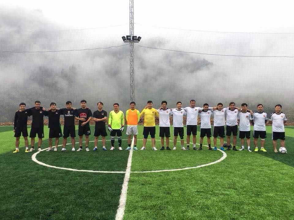 Giao hữu bóng đá giữa hai Đội bóng Cục THADS tỉnh Cao Bằng và Cục THADS tỉnh Lao Cai