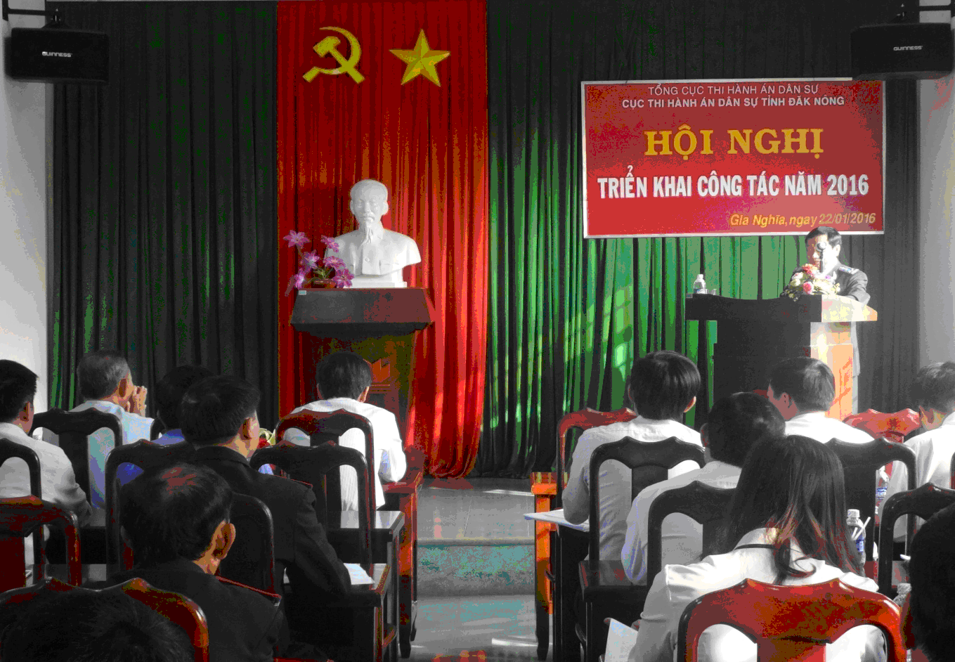 Cục Thi hành án dân sự tỉnh Đăk Nông tổ chức Hội nghị triển khai công tác Thi hành án dân sự năm 2016