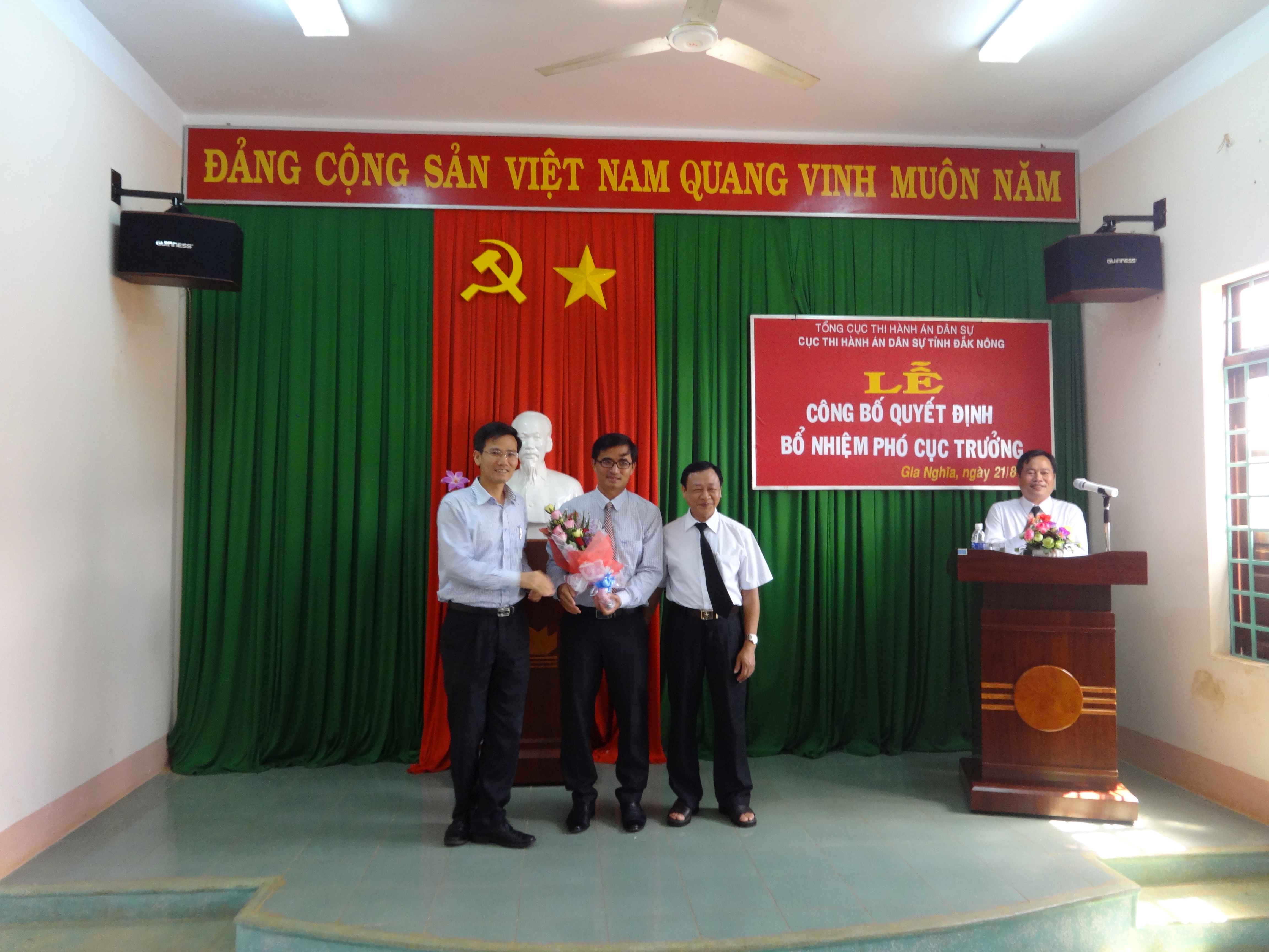 Lễ công bố, trao Quyết định bổ nhiệm Phó Cục trưởng Cục Thi hành án dân sự tỉnh Đắk Nông