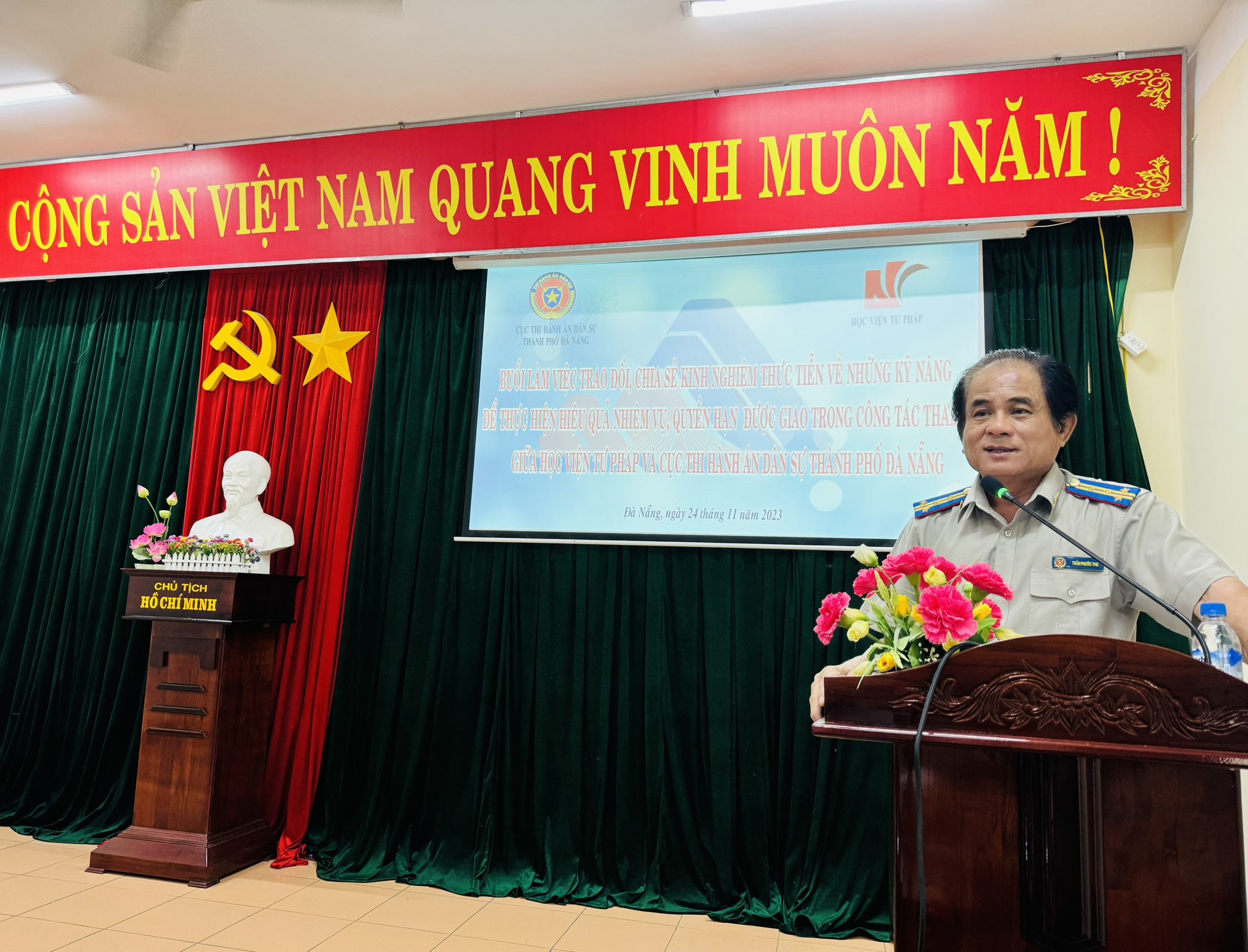 Cục Thi hành án dân sự thành phố Đà Nẵng tổ chức lễ công bố Quyết định bổ nhiệm Phó Cục trưởng