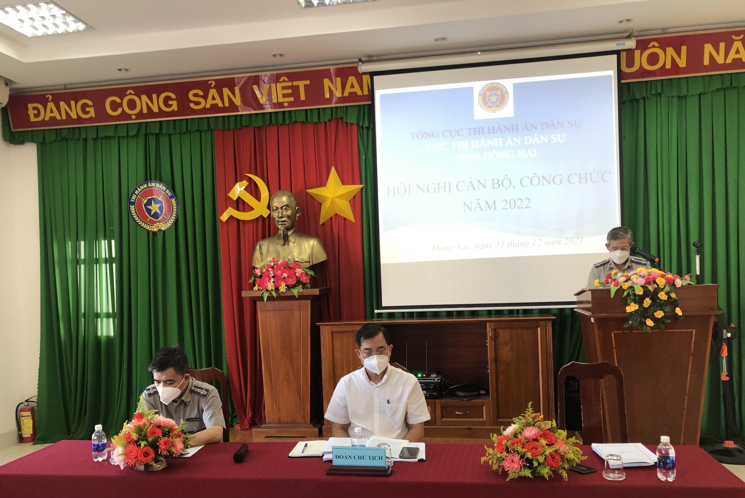 Cục Thi hành án dân sự tỉnh Đồng Nai tổ chức Hội nghị cán bộ công chức, người lao động năm 2022