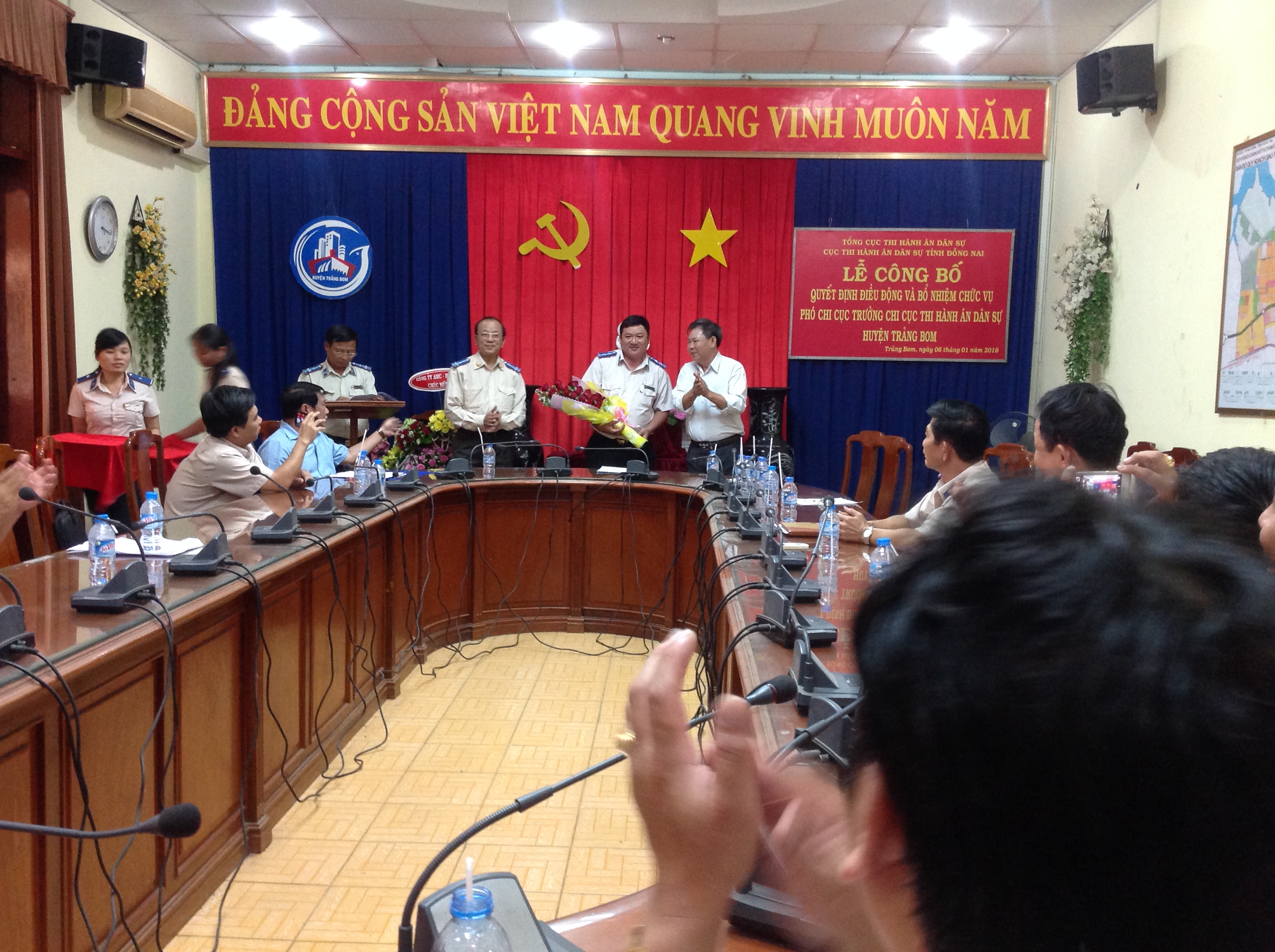 Lễ công bố và trao quyết định bổ nhiệm Phó Chi cục trưởng Chi cục thi hành án dân sự huyện Trảng Bom – Đồng Nai