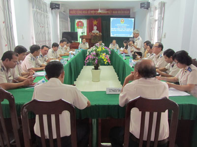 Hội nghị sơ kết công tác thi hành án dân sự 9 tháng năm 2015 trên địa bàn tỉnh Đồng Tháp