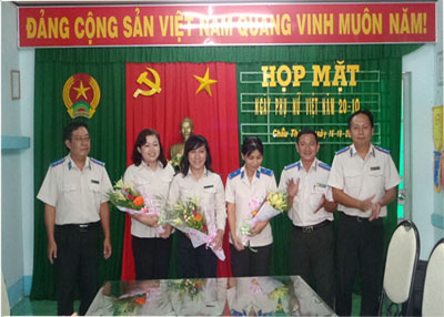 Công đoàn cơ sở Chi cục THADS h. Châu Thành tổ chức họp mặt Ngày Phụ nữ Việt Nam 20/10