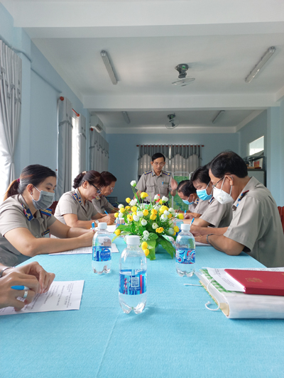 Chi cục Thi hành án dân sự huyện Hồng Ngự hoàn thành xuất sắc nhiệm vụ công tác THADS năm 2021