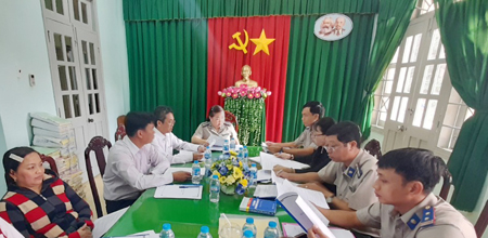 Chi cục Thi hành án dân sự huyện Tân Hồng tổ chức Hội nghị cán bộ công chức, người lao động năm 2020