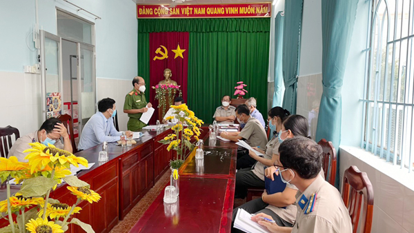 Chi bộ Chi cục THADS thành phố Cao Lãnh tổ chức Hội nghị kiểm điểm, đánh giá, xếp loại chất lượng đối với tổ chức đảng và đảng viên năm 2021