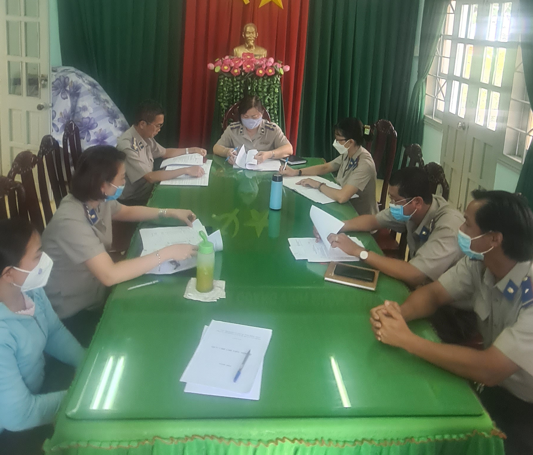 Chi cục THADS huyện Tân Hồng tổ chức Hội nghị công chức, người lao động năm 2021