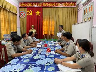Chi cục Thi hành án dân sự huyện Lai Vung họp báo đánh giá kết quả thực hiện nhiệm vụ công tác 08 tháng đầu năm 2022