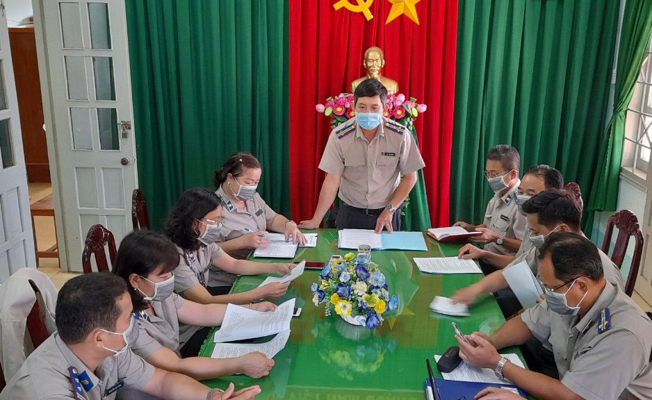 Cục THADS kiểm tra toàn diện tại Chi cục THADS huyện Tân Hồng