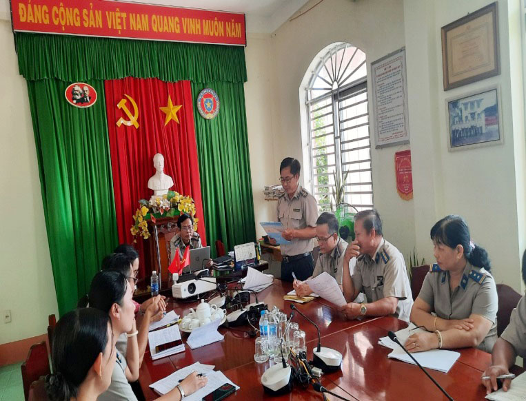 Chi Cục Thi hành án dân sự huyện Thanh Bình tổ chức họp mặt nhân ngày Phụ nữ Việt Nam 20/10/2023
