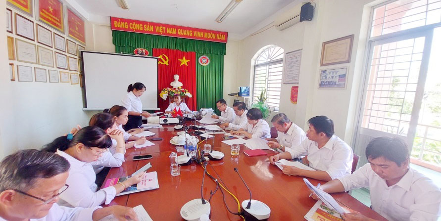 Chi cục Thi hành án dân sự huyện Thanh Bình tổ chức Hội nghị công chức và người lao động năm 2023