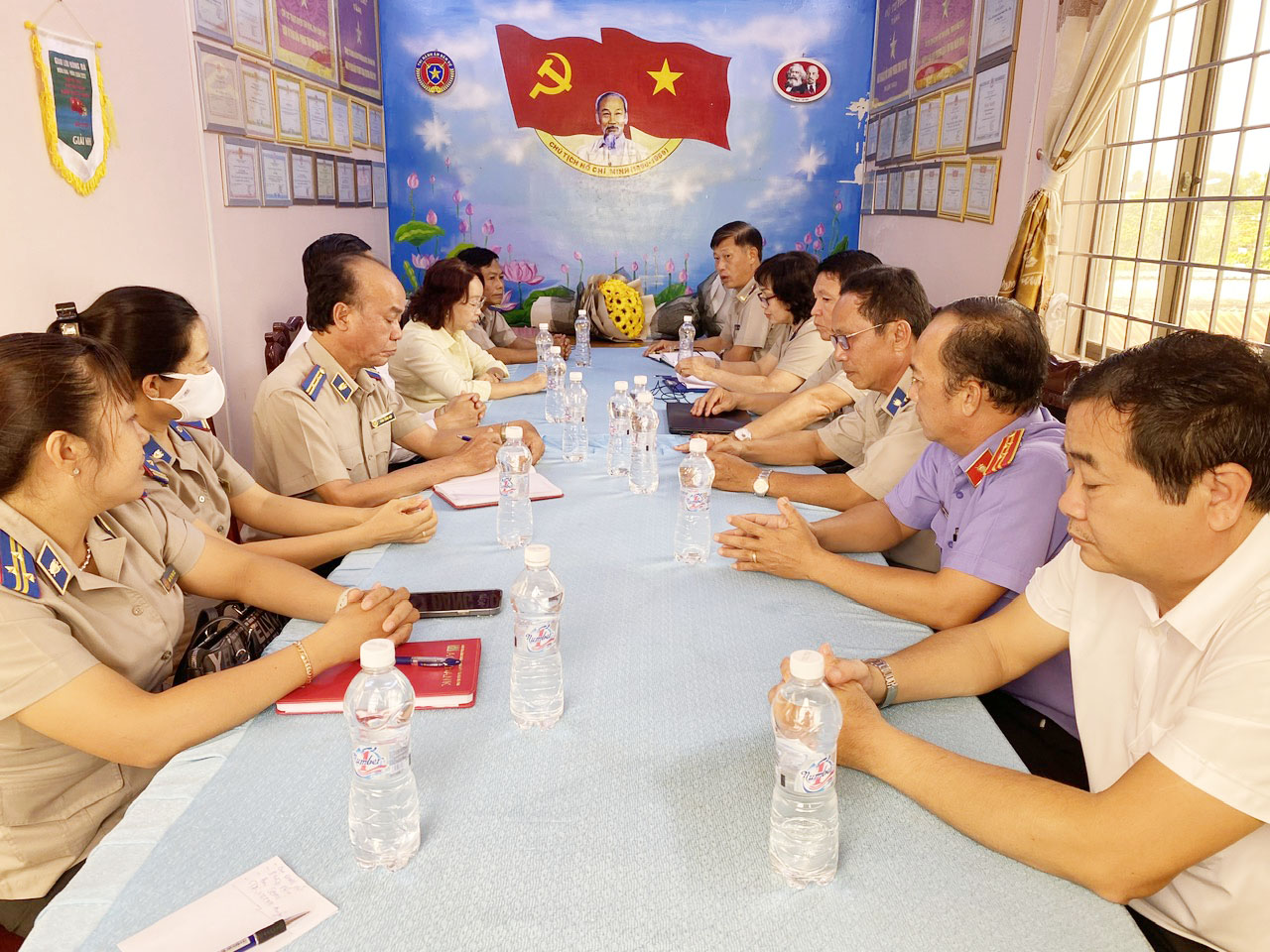 Hội nghị công bố quyết định về công tác cán bộ tại Chi cục Thi hành án dân sự huyện Tam Nông