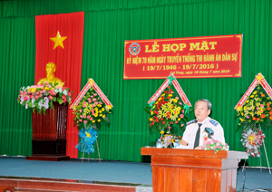 Chi cục THADS h. Cao Lãnh và Lai Vung họp mặt kỷ niệm 70 năm Ngày truyền thống Thi hành án dân sự