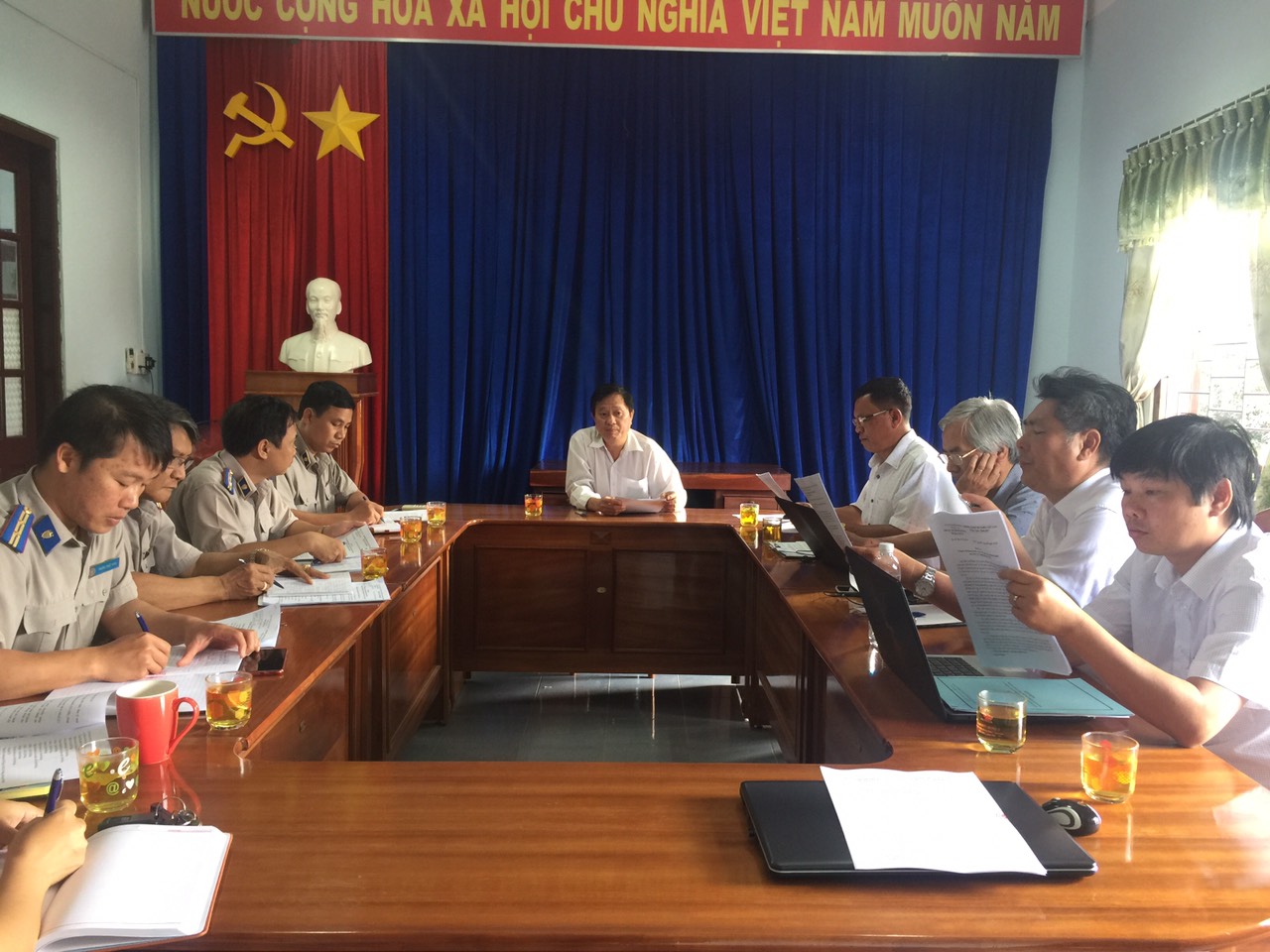 Cục Thi hành án dân sự tỉnh tổ chức kiểm tra toàn diện tại Chi cục Thi hành án dân sự thị xã Ayun Pa