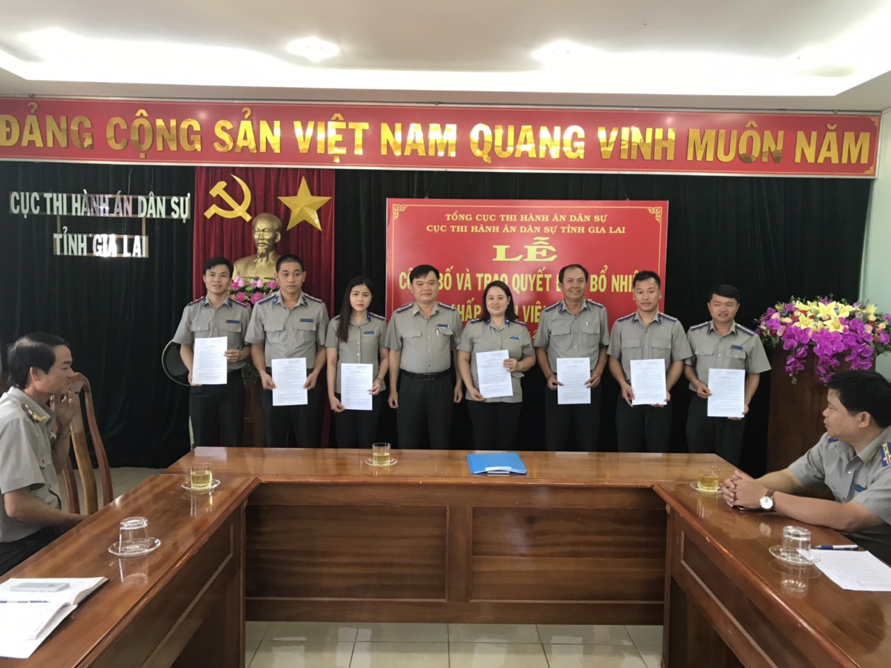 Cục THADS tỉnh Gia Lai tổ chức Lễ công bố và trao Quyết định bổ nhiệm Chấp hành viên sơ cấp