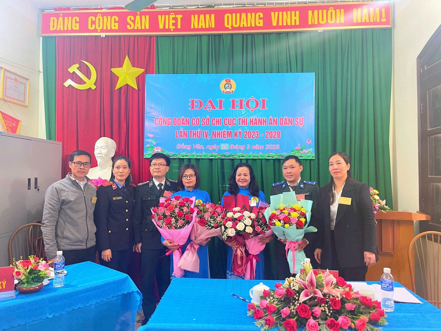 Chi cục Thi hành án dân sự huyện Đồng Văn tổ chức Đại hội Công đoàn cơ sở lần thứ IV, nhiệm kỳ 2023- 2028
