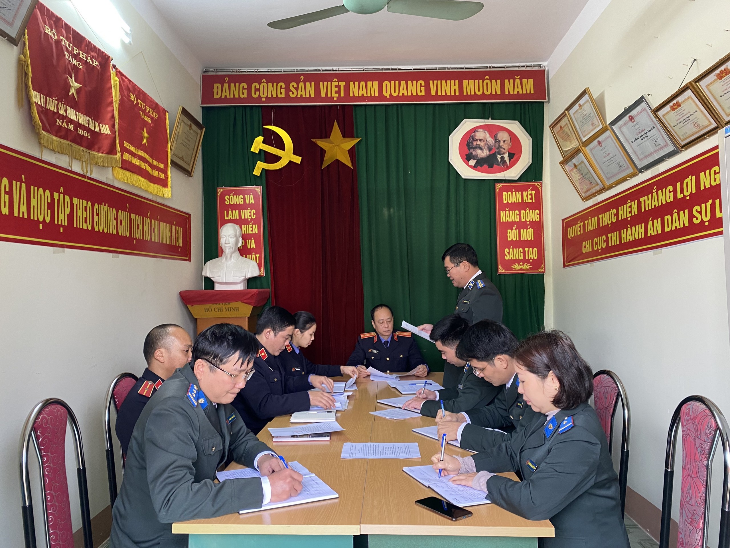 Công bố Quyết định, Kế hoạch trực tiếp kiểm sát Chi cục Thi hành án dân sự huyện Hoàng Su Phì, tỉnh Hà Giang