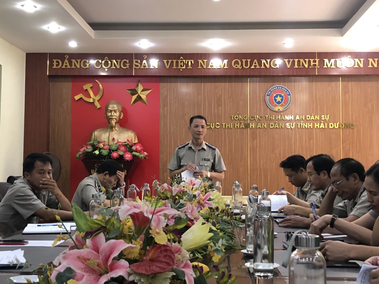 Cục Thi hành án dân sự tỉnh Hải Dương tổ chức Hội nghị giao ban công tác Quý III năm 2022