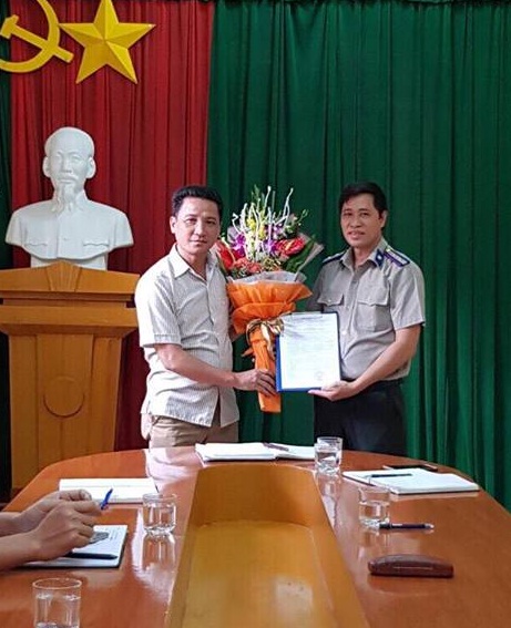 Cục Thi hành án dân sự tỉnh Hải Dương công bố Quyết định bổ nhiệm chức vụ Phó Chi cục trưởng Chi cục THADS huyện Kim Thành.
