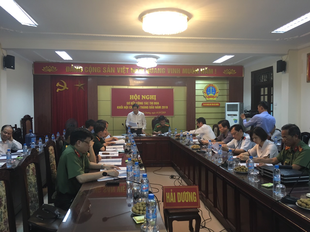 Khối thi đua các cơ quan Nội chính tỉnh Hải Dương tổ chức Hội nghị sơ kết phong trào thi đua 6 tháng đầu năm 2019