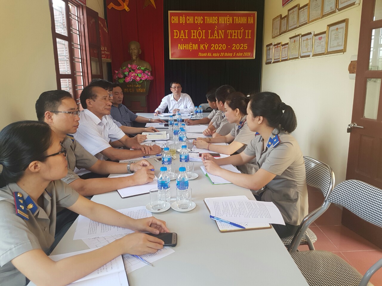 Chi cục Thi hành án dân sự huyện Thanh Hà quyết tâm hoàn thành nhiệm vụ năm 2020